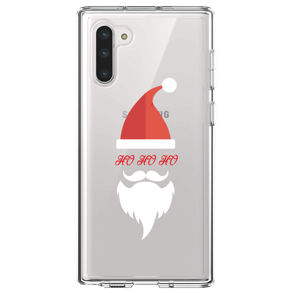 Santa Hat HO HO HO Clear Shockproof iPhone Case, view 9