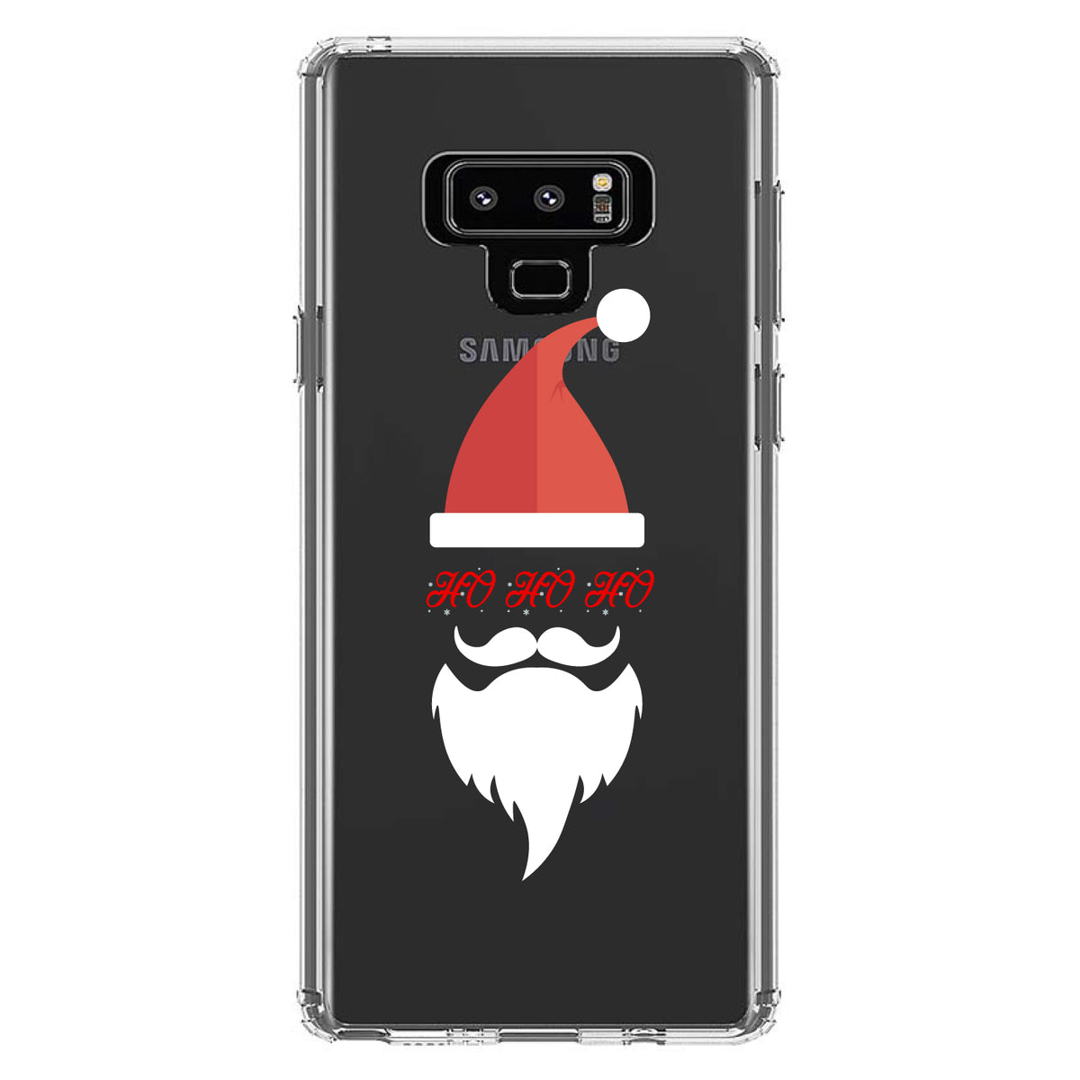Santa Hat HO HO HO Clear Shockproof iPhone Case, view 11