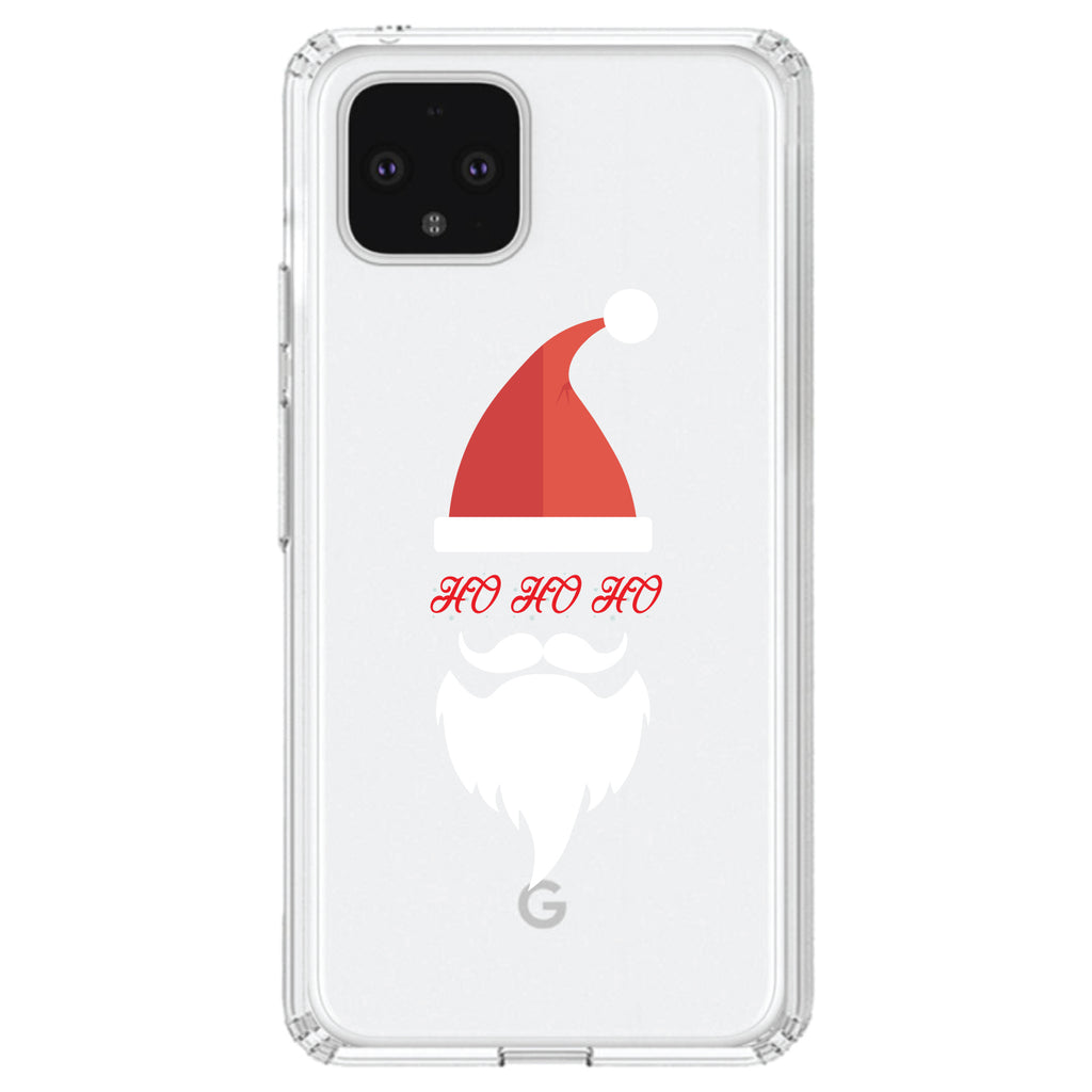 Santa Hat HO HO HO Clear Shockproof iPhone Case, view 24