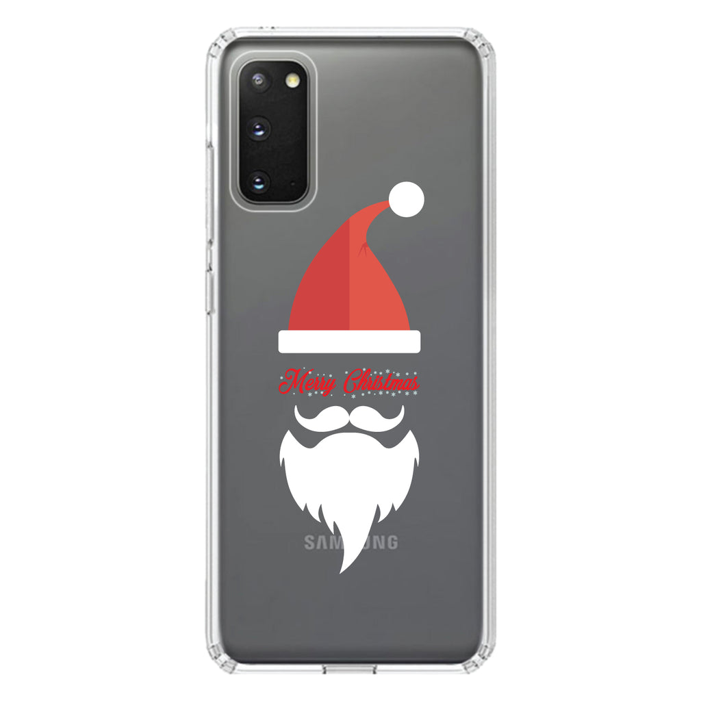 Santa Hat Merry Christmas Clear Shockproof iPhone Case, view 14