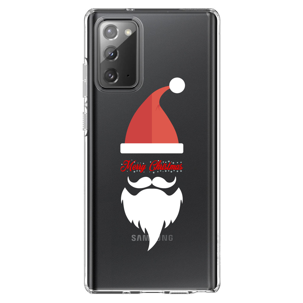 Santa Hat Merry Christmas Clear Shockproof iPhone Case, view 7