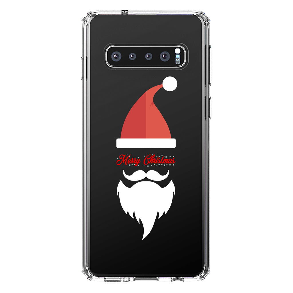 Santa Hat Merry Christmas Clear Shockproof iPhone Case, view 16