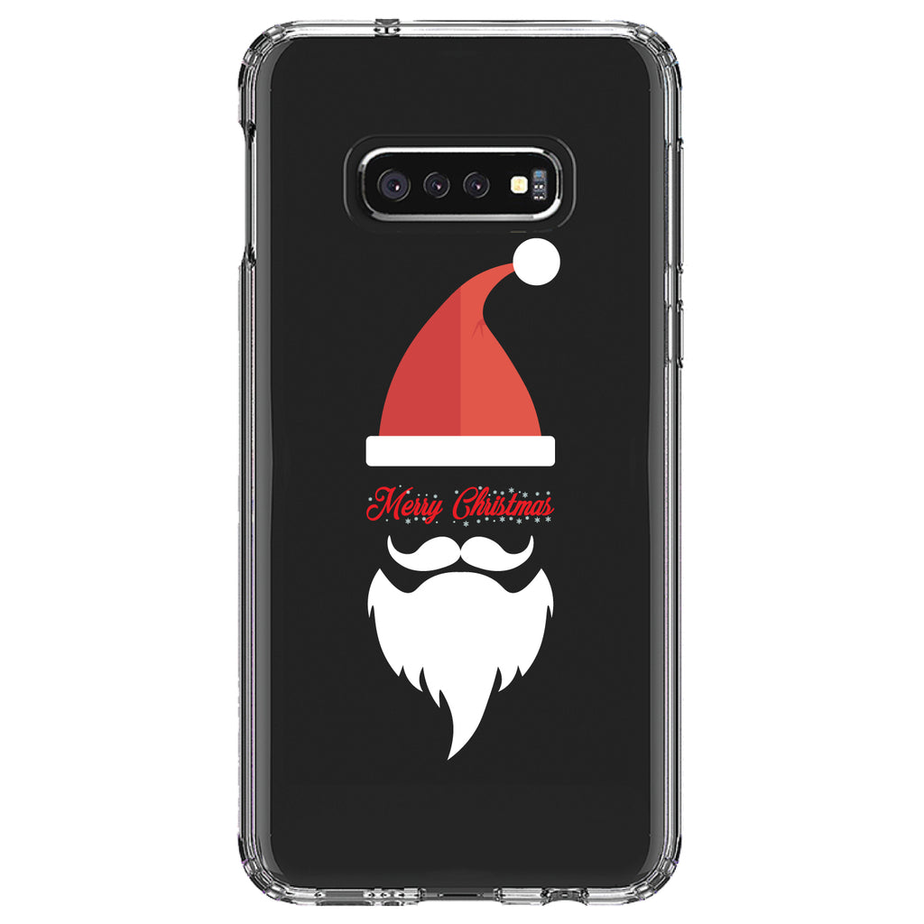 Santa Hat Merry Christmas Clear Shockproof iPhone Case, view 18