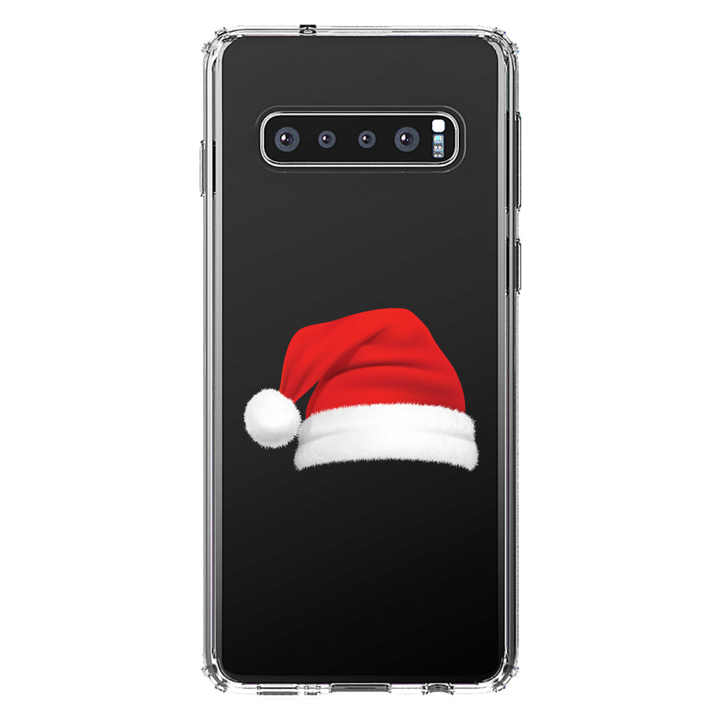 Realistic Santa Hat Christmas Clear Shockproof iPhone Case, view 16
