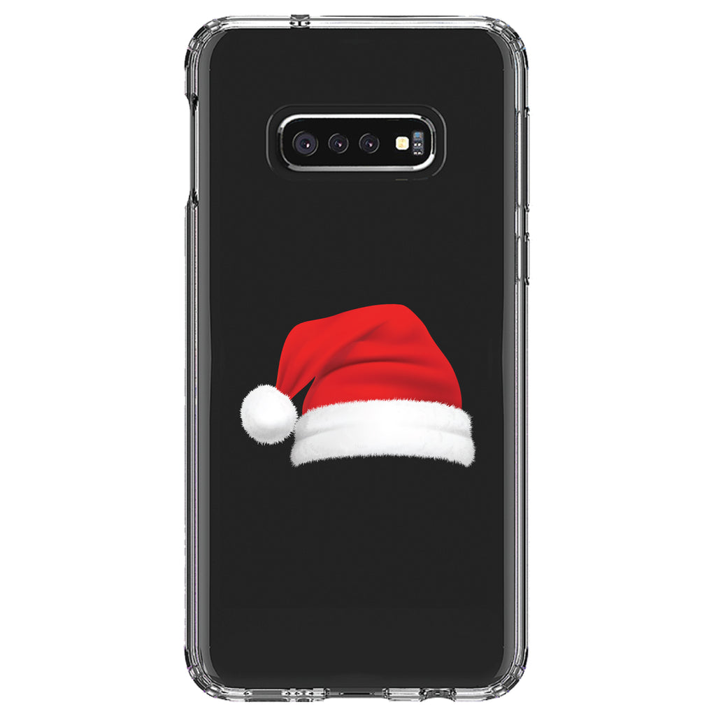Realistic Santa Hat Christmas Clear Shockproof iPhone Case, view 18