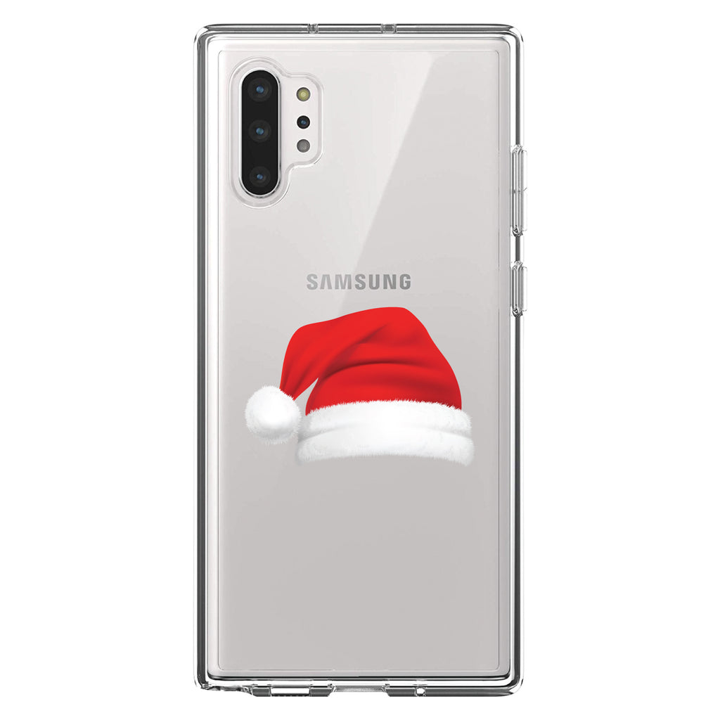Realistic Santa Hat Christmas Clear Shockproof iPhone Case, view 10