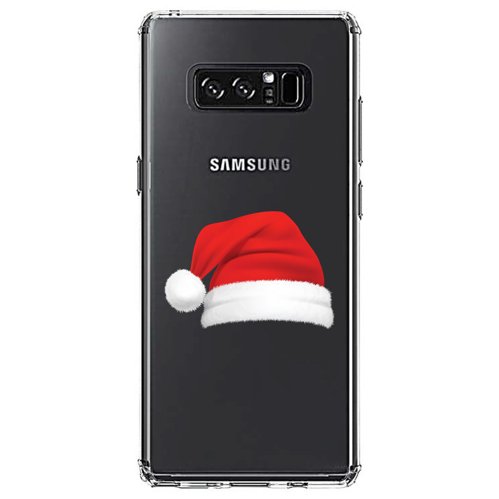 Realistic Santa Hat Christmas Clear Shockproof iPhone Case, view 12