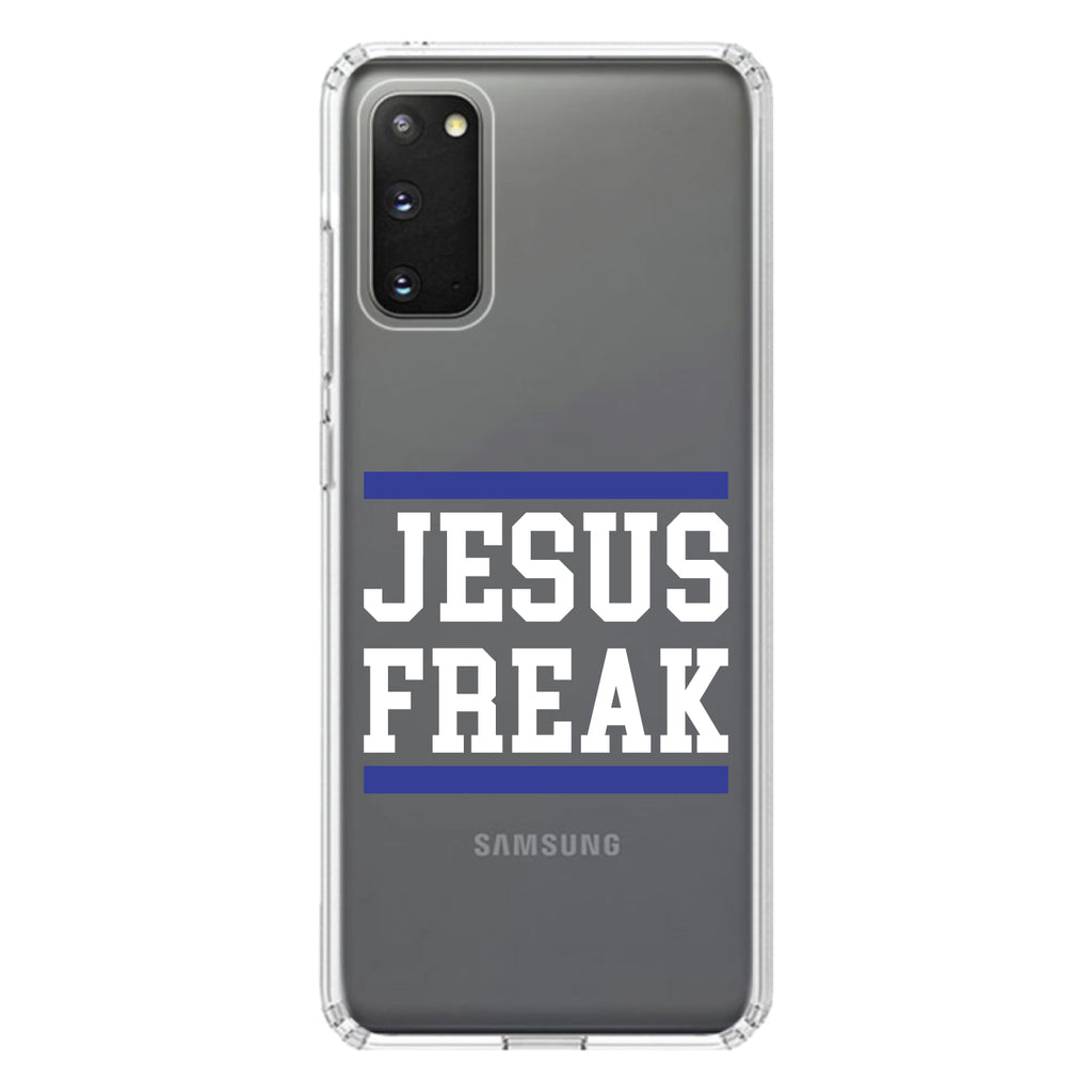 Jesus Freak White Blue Clear Shockproof iPhone Case, view 14