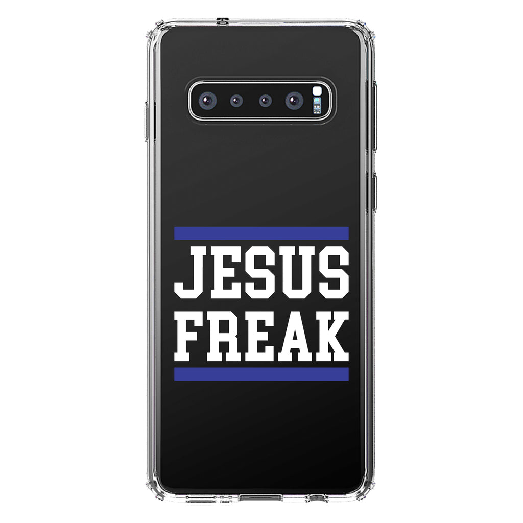 Jesus Freak White Blue Clear Shockproof iPhone Case, view 17