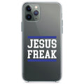 Jesus Freak White Blue Clear Shockproof iPhone Case