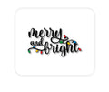 Custom Foam Rubber Mouse Pad - Merry and Bright - Christmas Lights