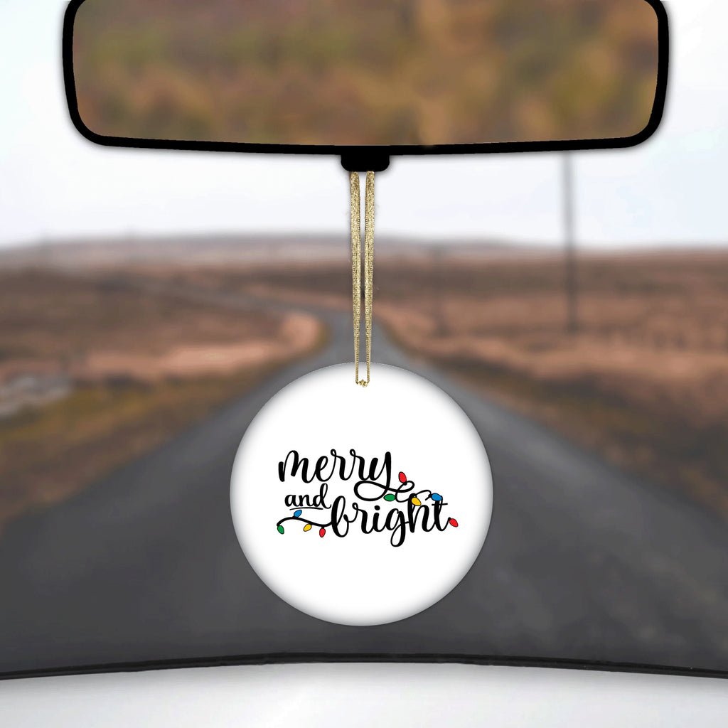 Christmas Lights Ceramic Ornament, view 3