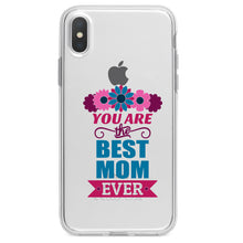 DistinctInk® Clear Shockproof Hybrid Case for Apple iPhone / Samsung Galaxy / Google Pixel - You Are the Best Mom Ever
