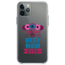 DistinctInk® Clear Shockproof Hybrid Case for Apple iPhone / Samsung Galaxy / Google Pixel - You Are the Best Mom Ever