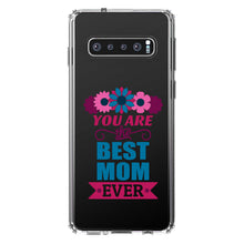DistinctInk® Clear Shockproof Hybrid Case for Apple iPhone / Samsung Galaxy / Google Pixel - You Are the Best Mom Ever
