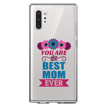 DistinctInk® Clear Shockproof Hybrid Case for Apple iPhone / Samsung Galaxy / Google Pixel - You Are the Best Mom Ever