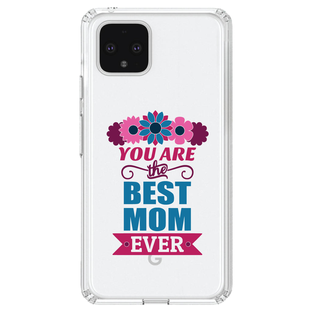 You Are the Best Mom Ever Clear Shockproof iPhone Case, view 24