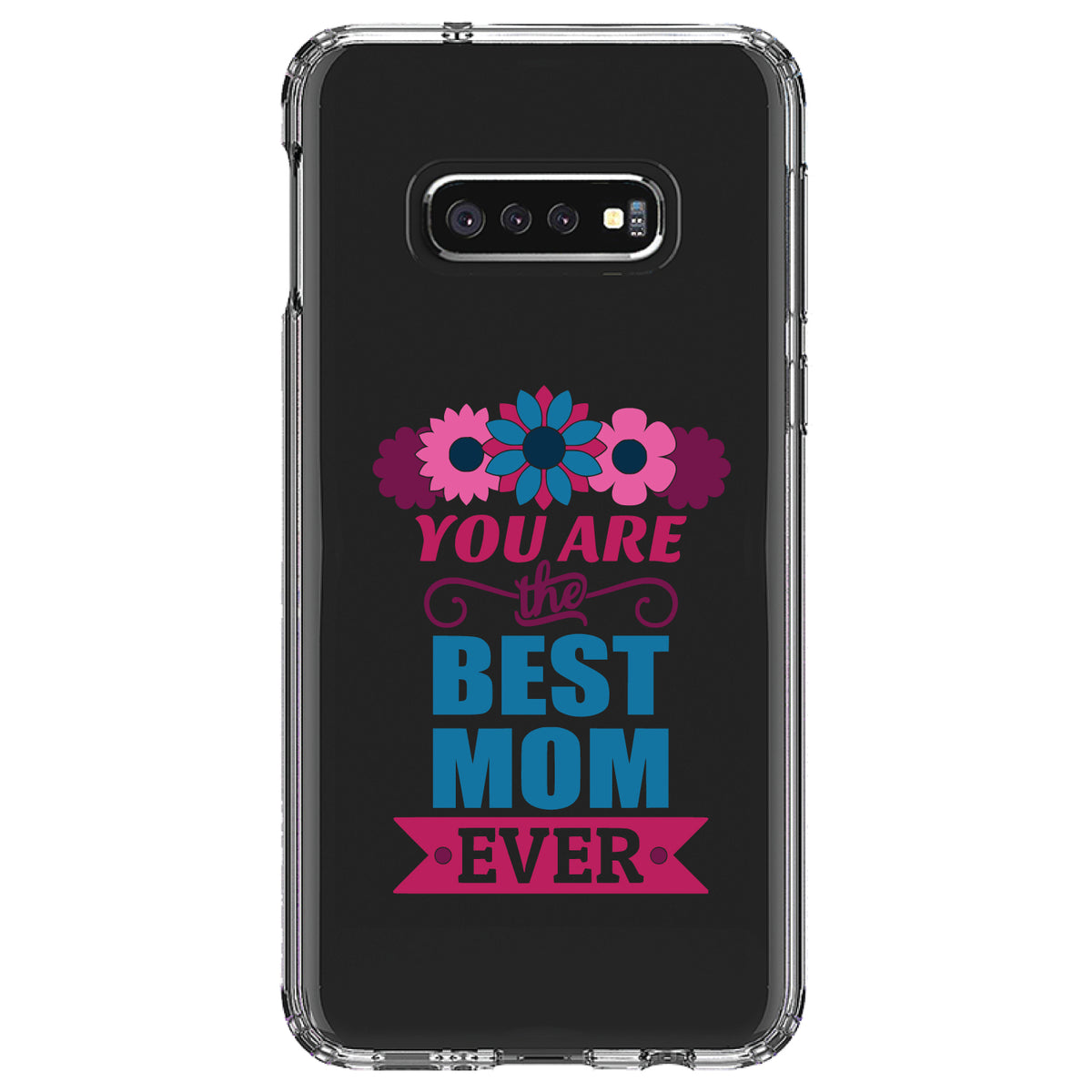 You Are the Best Mom Ever Clear Shockproof iPhone Case, view 18