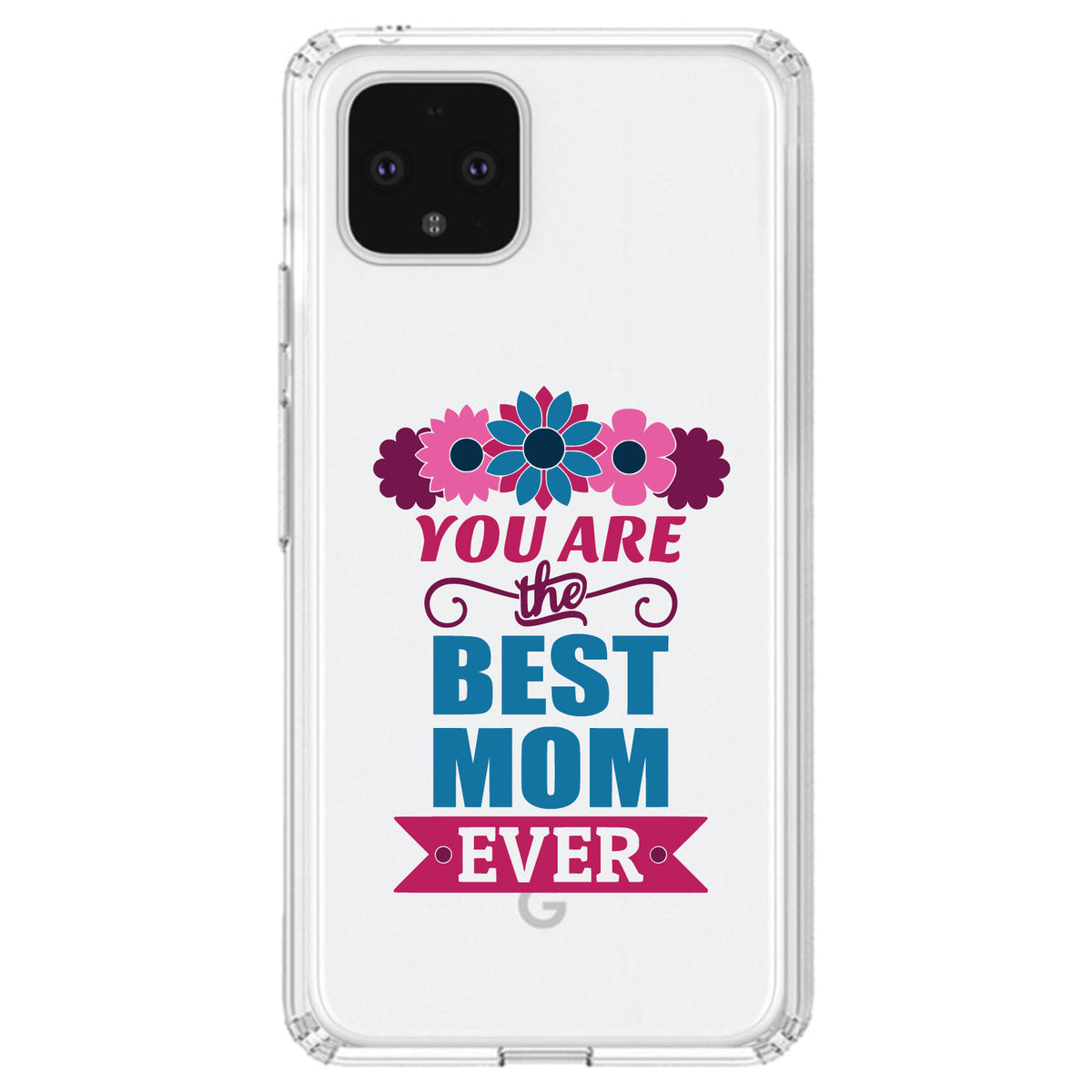 You Are the Best Mom Ever Clear Shockproof iPhone Case, view 23