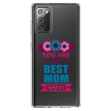 DistinctInk® Clear Shockproof Hybrid Case for Apple iPhone / Samsung Galaxy / Google Pixel - You Are the Best Mom Ever