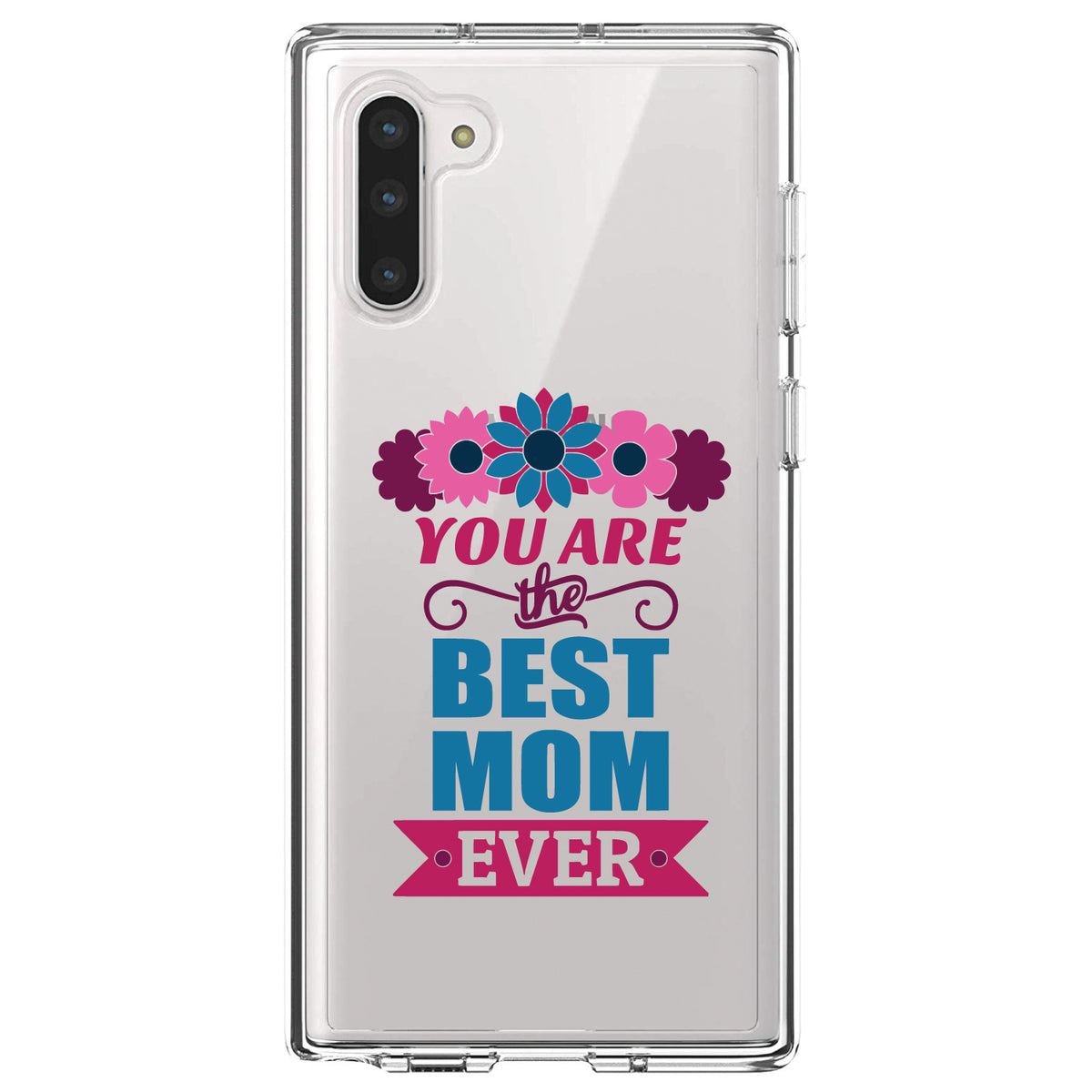 You Are the Best Mom Ever Clear Shockproof iPhone Case, view 9