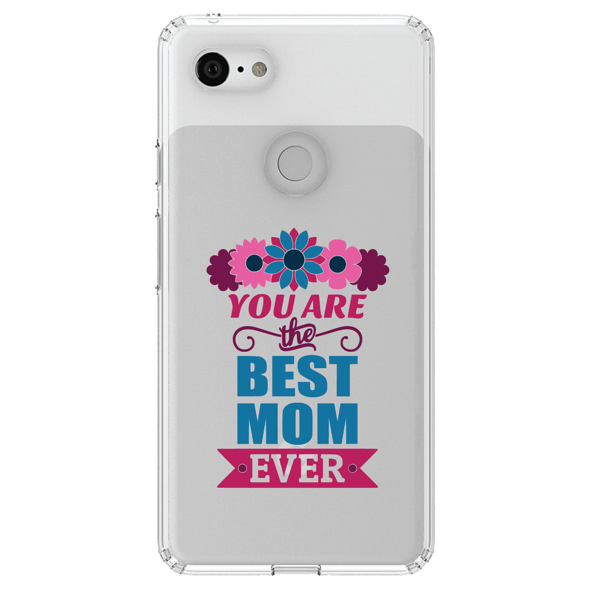 You Are the Best Mom Ever Clear Shockproof iPhone Case, view 22