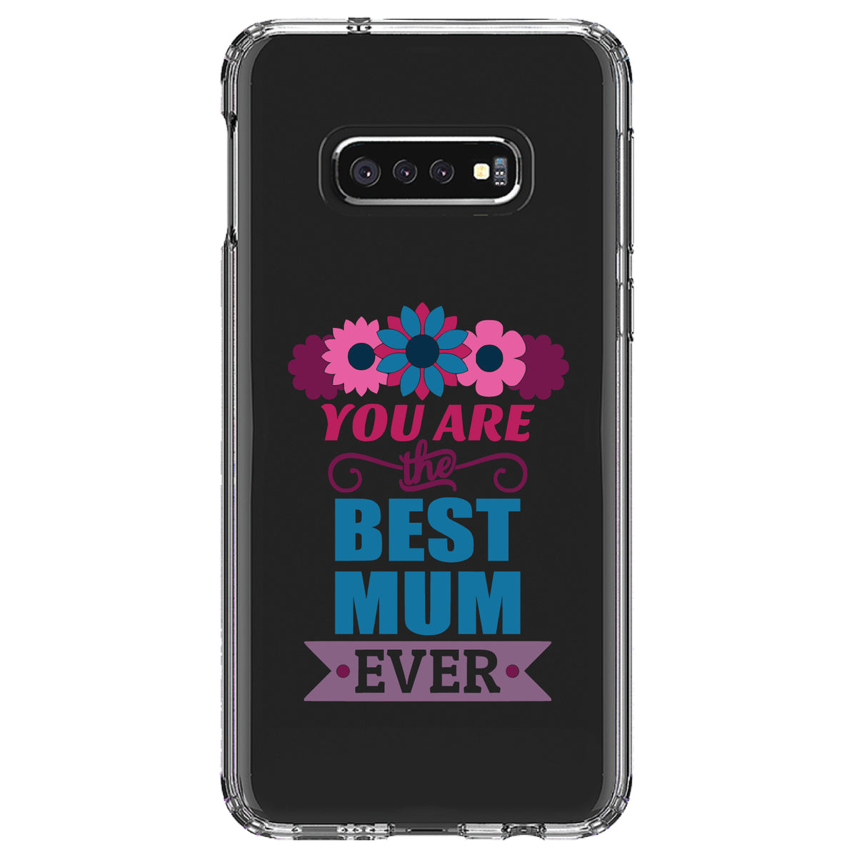 You Are the Best Mum Ever Clear Shockproof iPhone Case, view 18