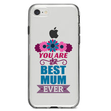 DistinctInk® Clear Shockproof Hybrid Case for Apple iPhone / Samsung Galaxy / Google Pixel - You Are the Best Mum Ever