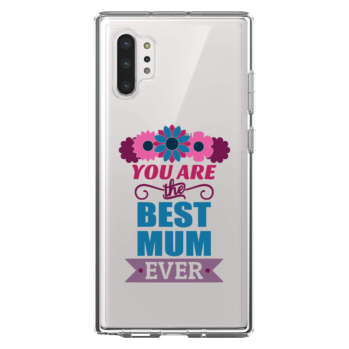 You Are the Best Mum Ever Clear Shockproof iPhone Case, view 10