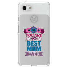DistinctInk® Clear Shockproof Hybrid Case for Apple iPhone / Samsung Galaxy / Google Pixel - You Are the Best Mum Ever