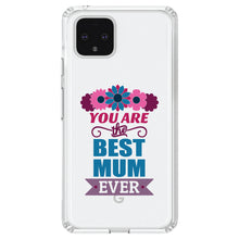 DistinctInk® Clear Shockproof Hybrid Case for Apple iPhone / Samsung Galaxy / Google Pixel - You Are the Best Mum Ever