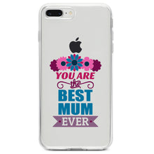 DistinctInk® Clear Shockproof Hybrid Case for Apple iPhone / Samsung Galaxy / Google Pixel - You Are the Best Mum Ever