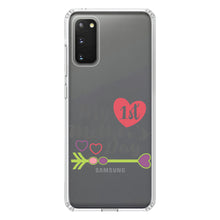 DistinctInk® Clear Shockproof Hybrid Case for Apple iPhone / Samsung Galaxy / Google Pixel - My First Mother's Day Hearts