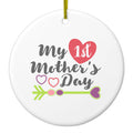 My First Mother's Day Hearts Ceramic Ornament