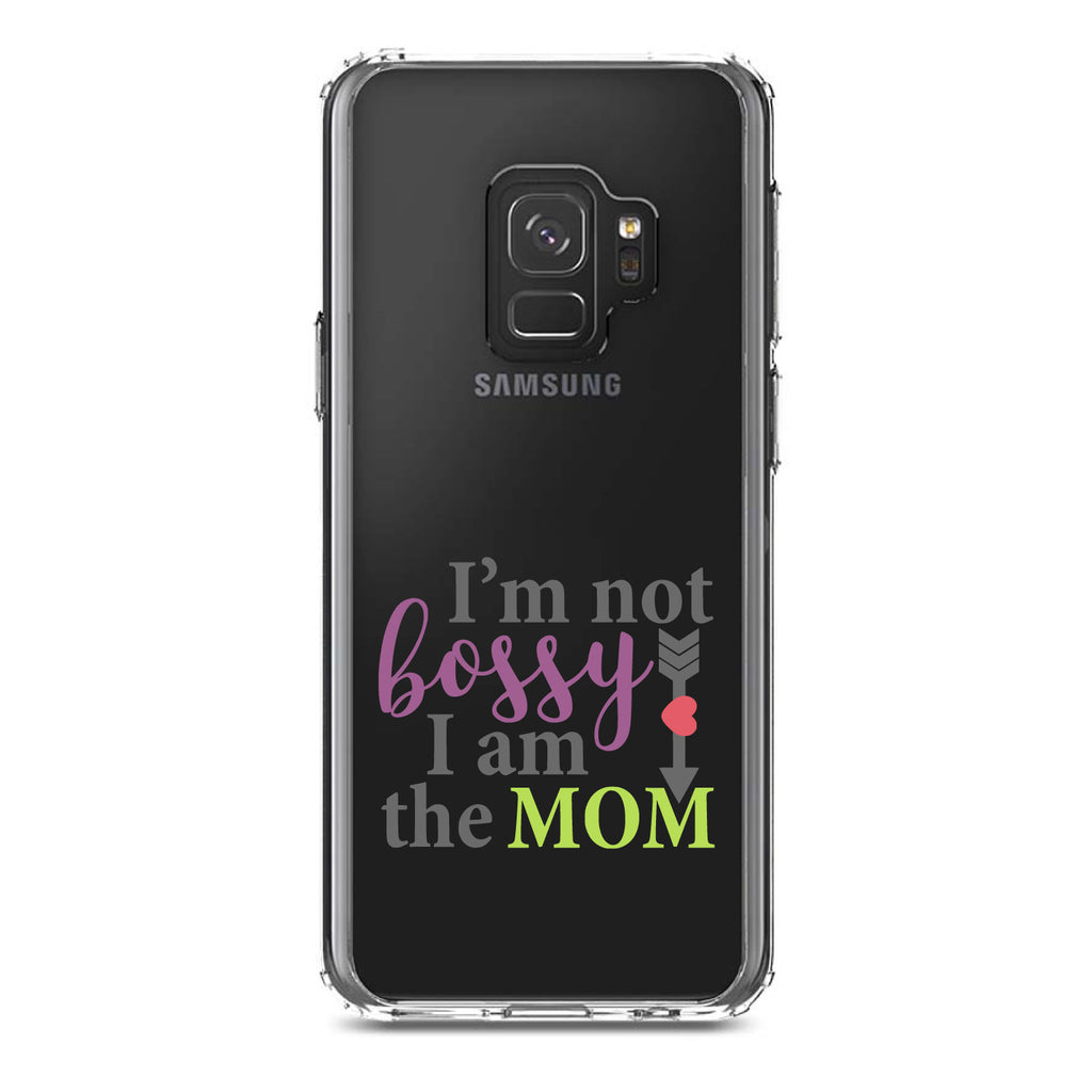 I'm Not Bossy I Am The Mom Clear Shockproof iPhone Case, view 19