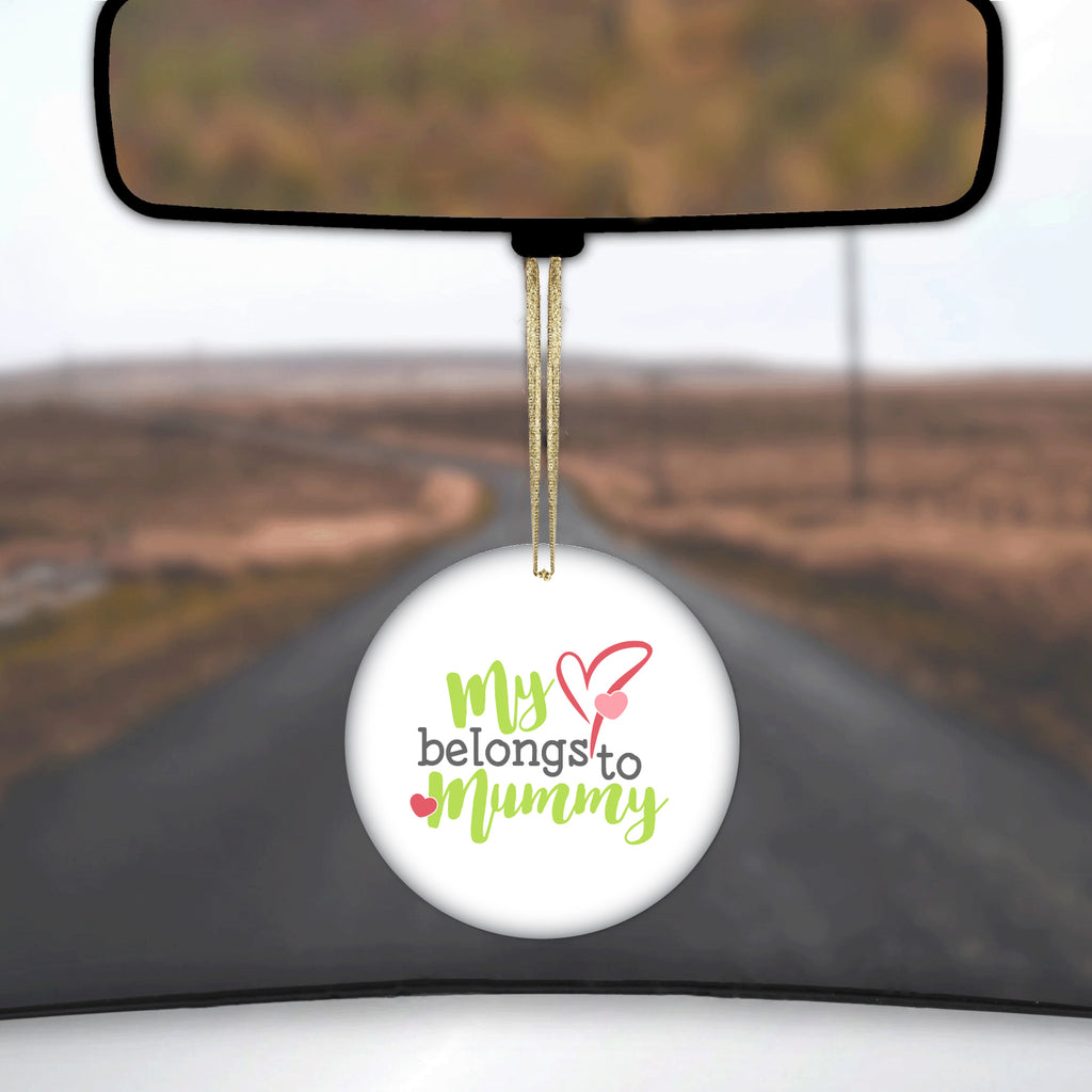 My Heart Belongs to Mummy Ceramic Ornament, view 3