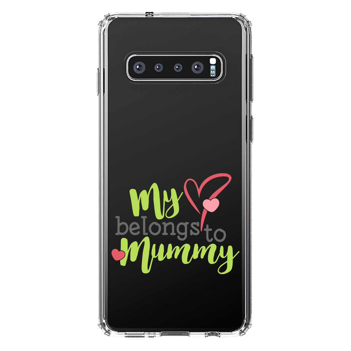 My Heart Belongs to Mummy Clear Shockproof iPhone Case, view 17