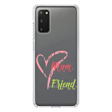 DistinctInk® Clear Shockproof Hybrid Case for Apple iPhone / Samsung Galaxy / Google Pixel - Mum, I'd Choose You as My Friend