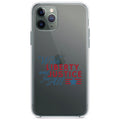 With Liberty and Justice For All Clear Shockproof iPhone Case