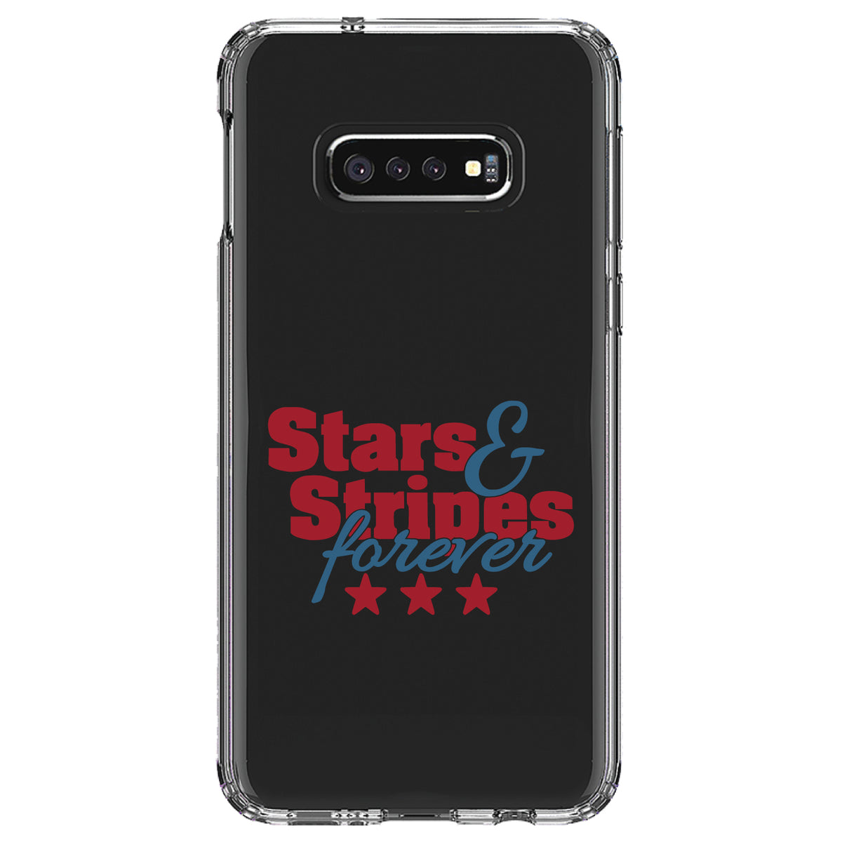 Stars & Stripes Forever Clear Shockproof iPhone Case, view 18