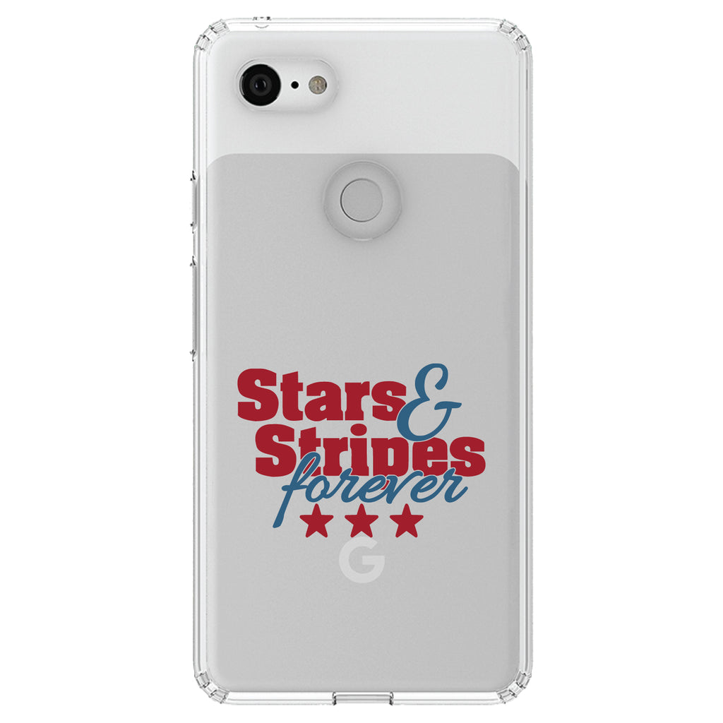 Stars & Stripes Forever Clear Shockproof iPhone Case, view 21