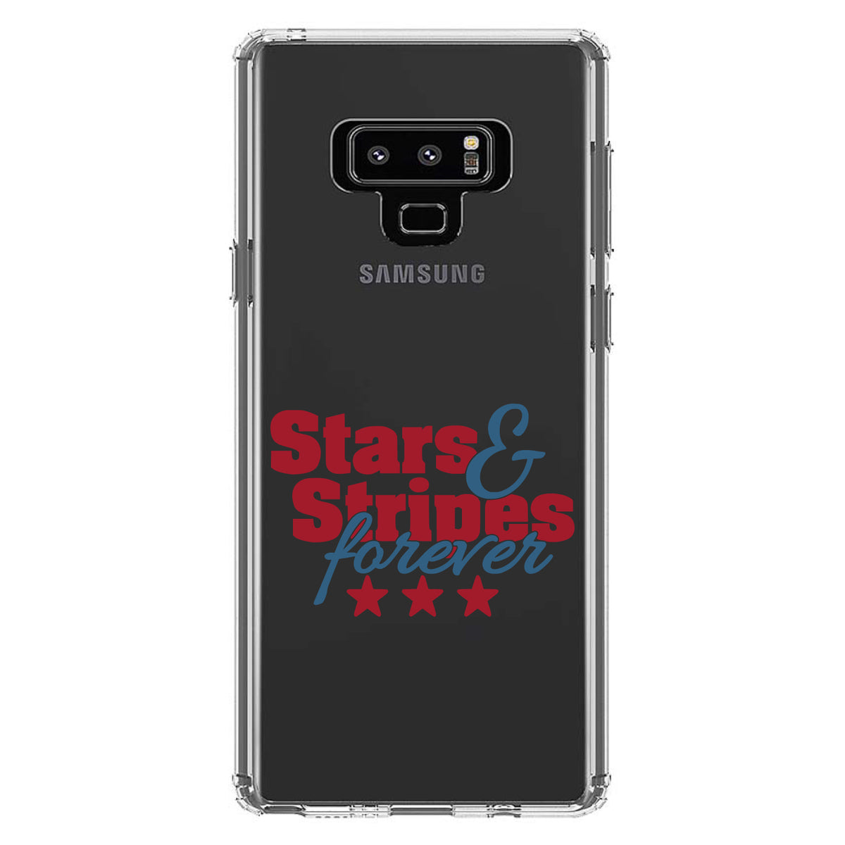 Stars & Stripes Forever Clear Shockproof iPhone Case, view 11