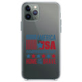 America USA Home of the Brave Clear Shockproof iPhone Case