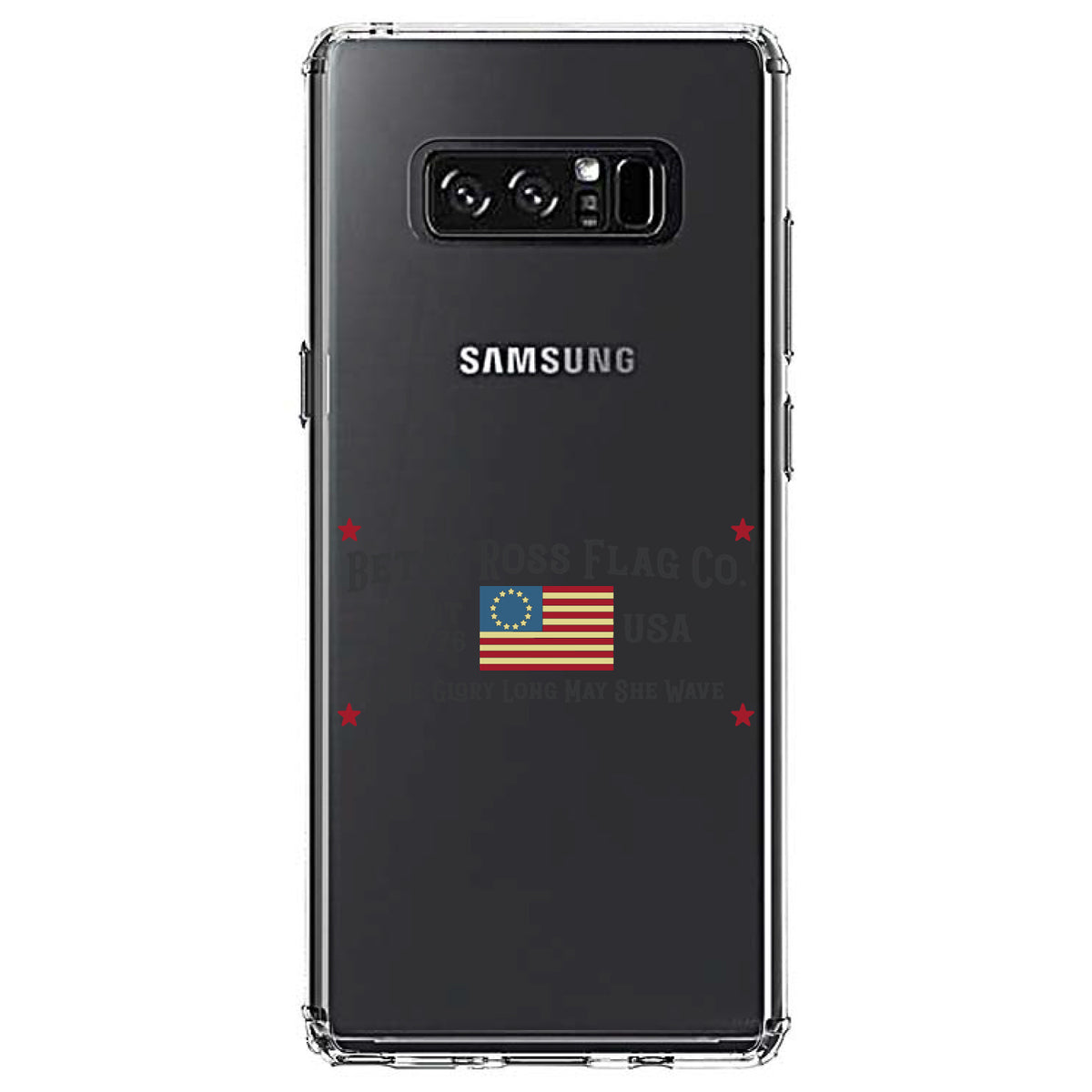 Betsy Ross Flag Co, Old Glory USA Clear Shockproof iPhone Case, view 12
