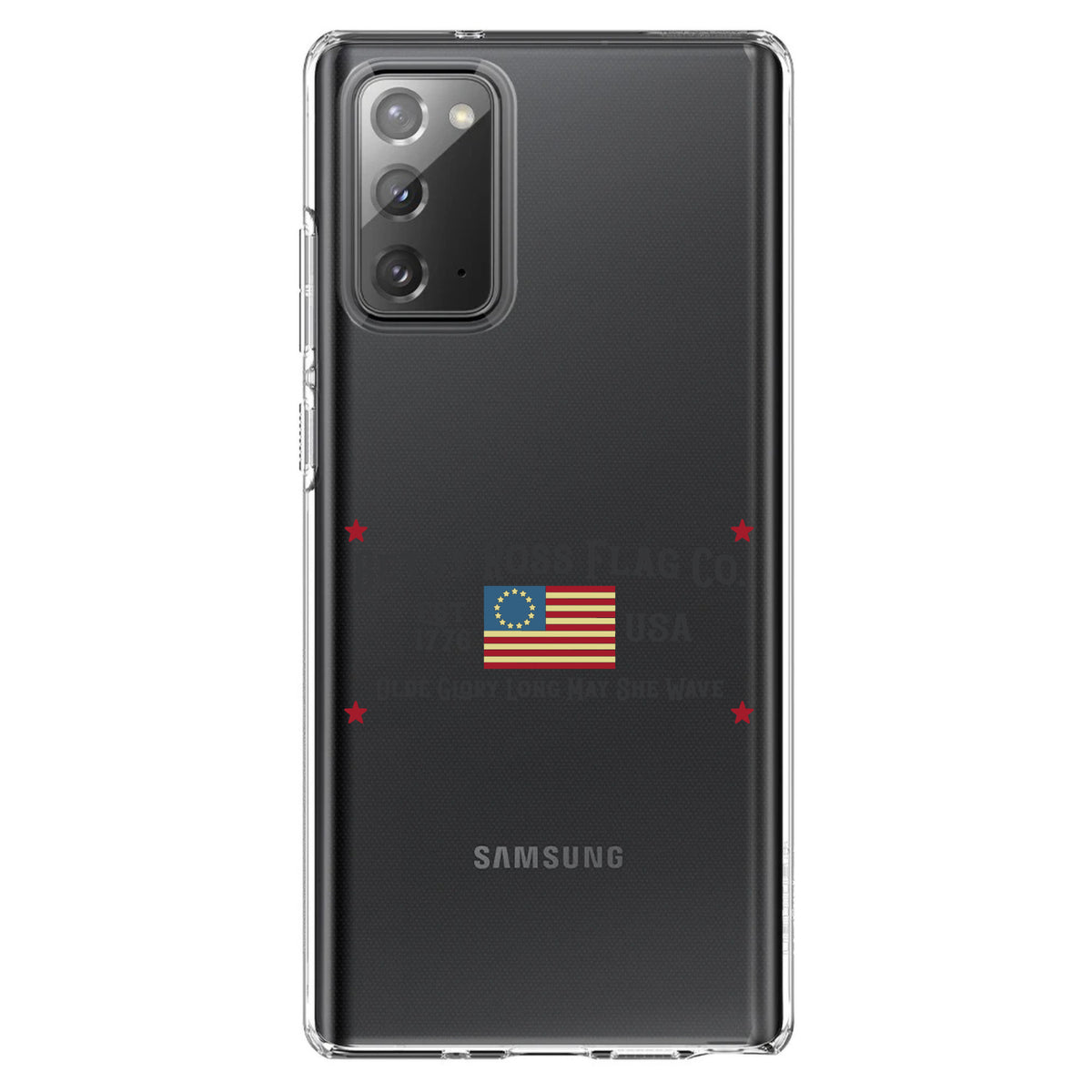 Betsy Ross Flag Co, Old Glory USA Clear Shockproof iPhone Case, view 8