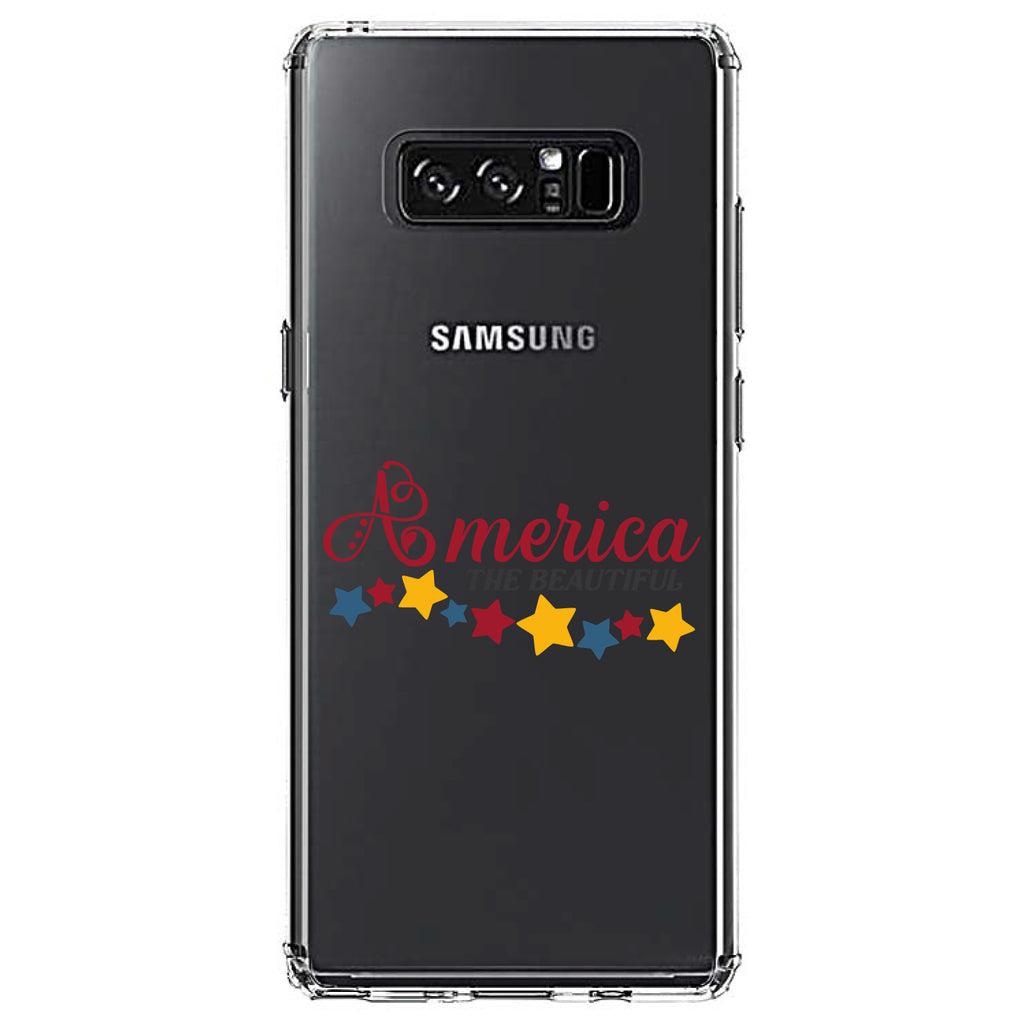 America the Beautiful Stars Clear Shockproof iPhone Case, view 12