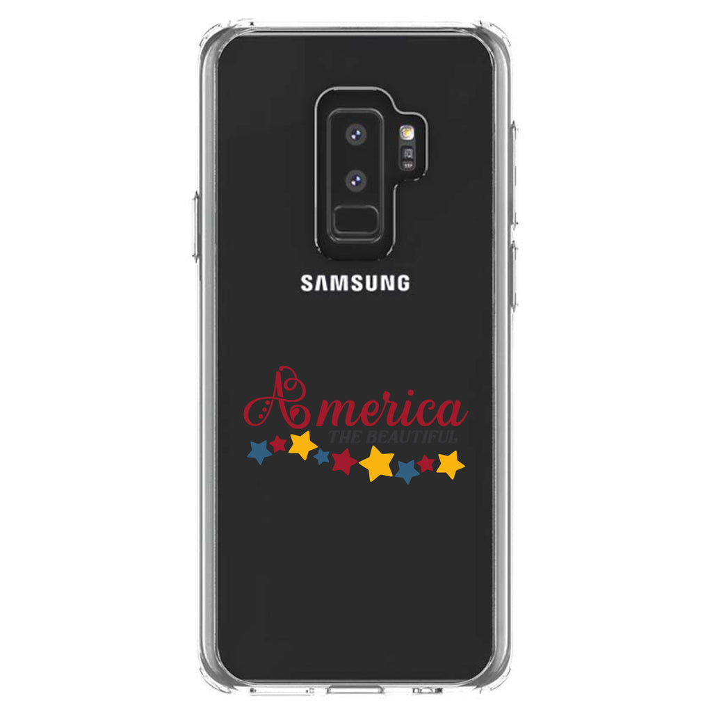 America the Beautiful Stars Clear Shockproof iPhone Case, view 20