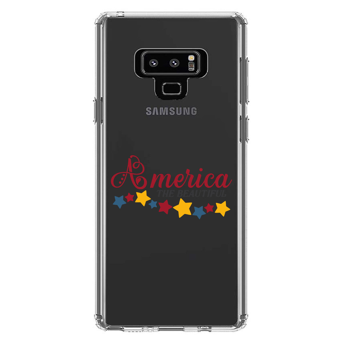 America the Beautiful Stars Clear Shockproof iPhone Case, view 11