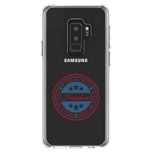 DistinctInk® Clear Shockproof Hybrid Case for Apple iPhone / Samsung Galaxy / Google Pixel - Freedom Seal - In God We Trust