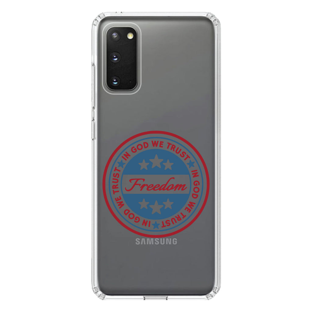 Freedom Seal, In God We Trust Clear Shockproof iPhone Case, view 15